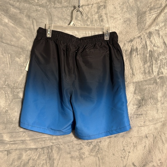 NWT Calvin Klein men’s swim trunks Black and Blue Swim Shorts size M new‎ - Picture 3 of 9